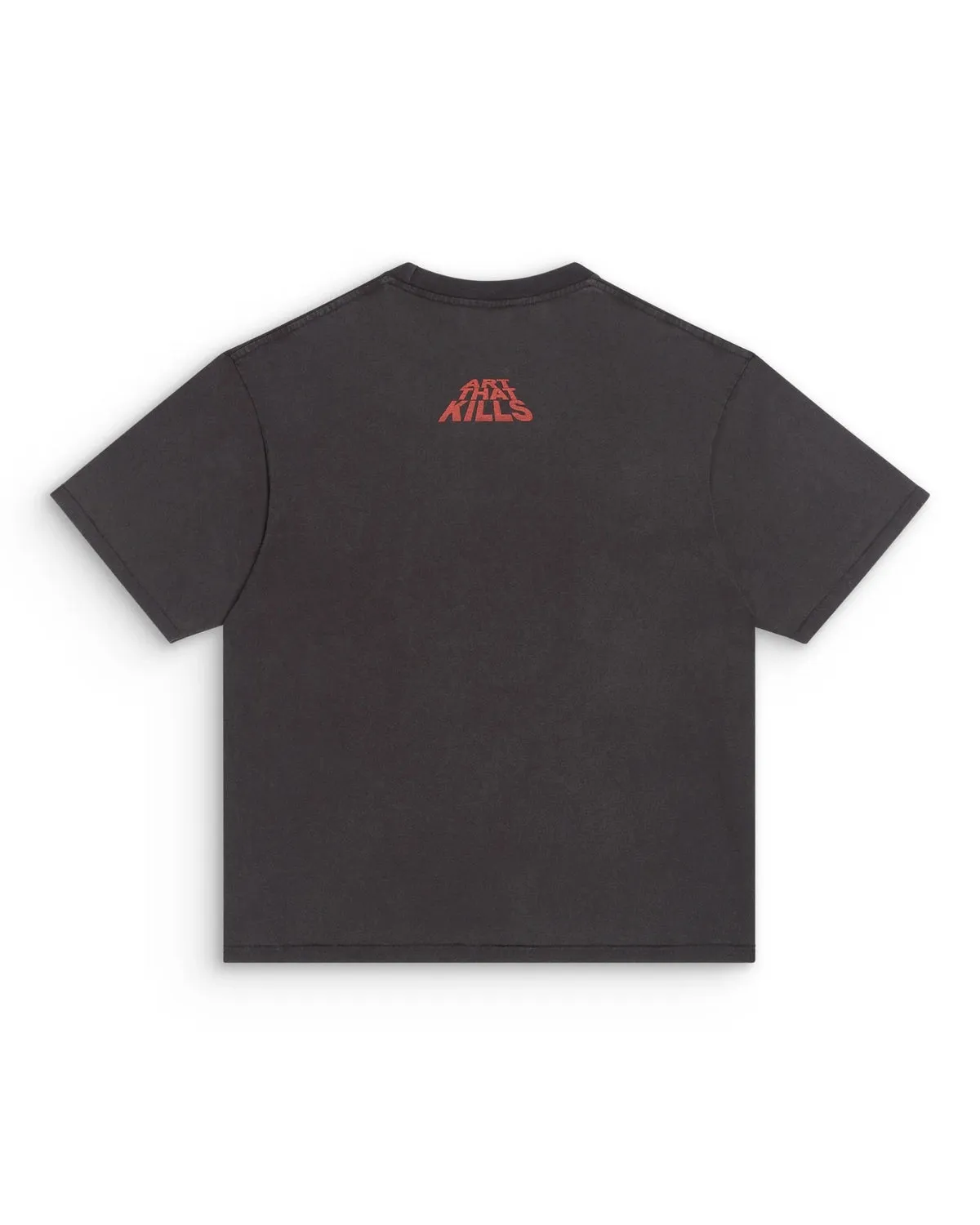 GALLERY DEPT. INTRO EXTRO REVERSIBLE TEE ATK series Reversible slogan TEE Washed black S-XL Ready-made garments Asso special dyed The bones are obviously whitened Rewashed water treatment The printing has an obvious distressed feel The VINTAGE effect is full Original cylindrical fabric Loose version The printing is washed and distressed